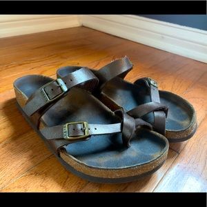 Birkenstocks Sandals (Brown) (Size 37 EU/6.5 US)
